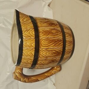 Maruhon Ware Vintage Root Beer Pitcher Glazed Pottery Japan